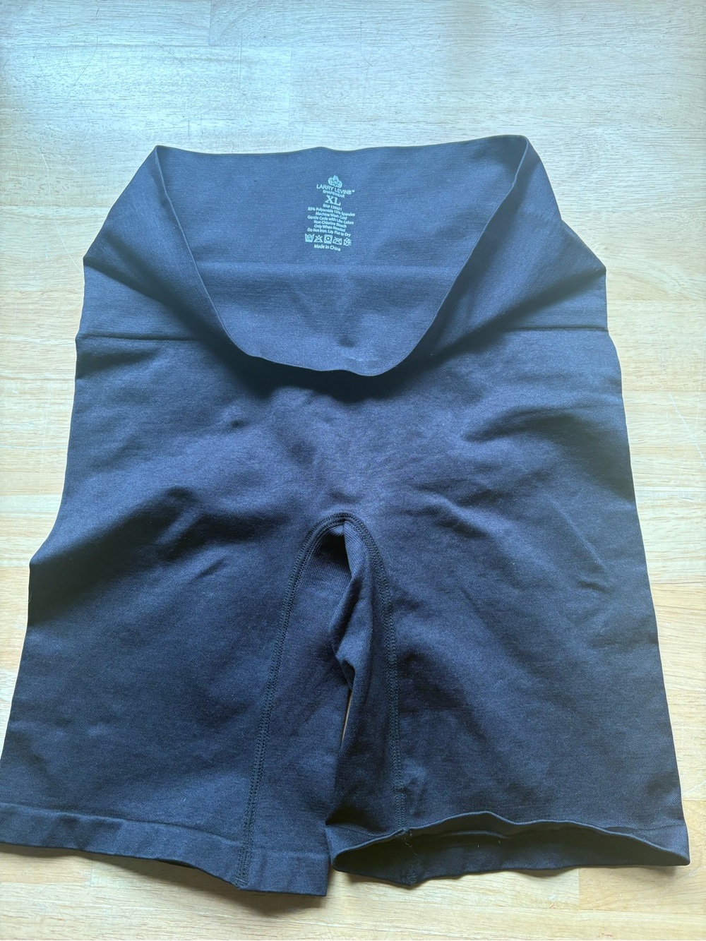 Lane Bryant Black High-Waist Shaping Shorts